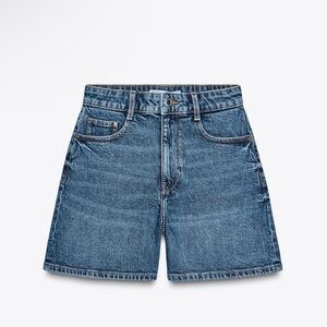 Zara High-Waisted Mom Jean Short